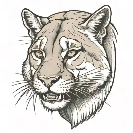 Mountain Lion With A Football