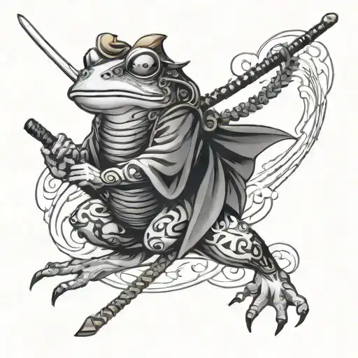 Samurai Frog