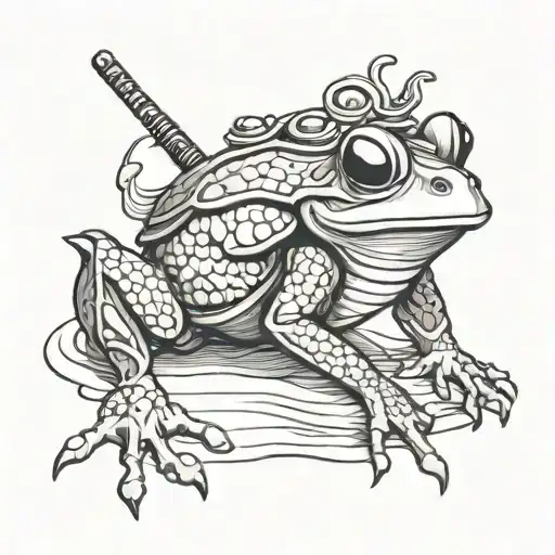 Samurai Frog