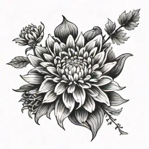 Chrysanthemum And Too Beautiful For Earth