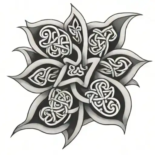 Celtic Knot Leg Wrap