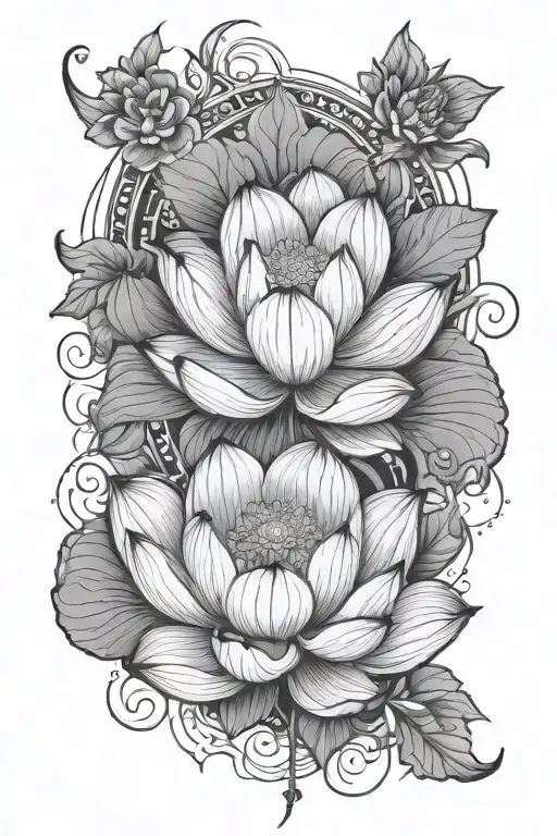 Lotus And Flower Sleve