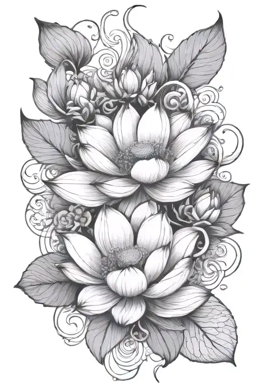 Lotus And Flower Sleve