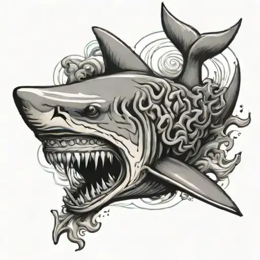 Shark Brain Vs Heart Surronded