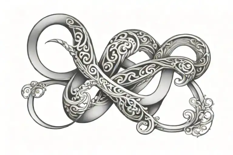 Infinity Symbol With Letters