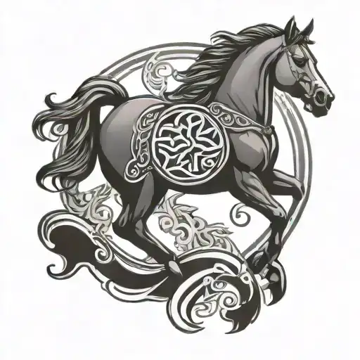 21 July Celtic Star Sign With A Horse