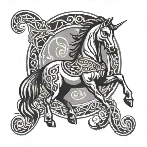 21 July Celtic Star Sign With A Horse