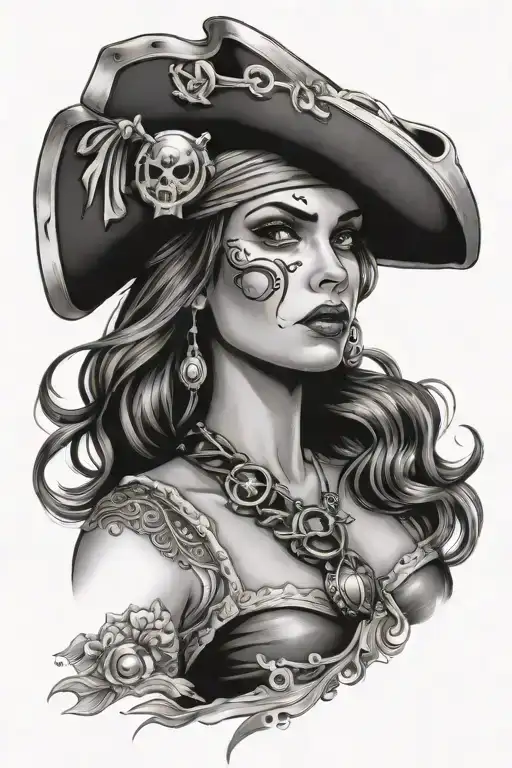 Sexy Pirate Woman