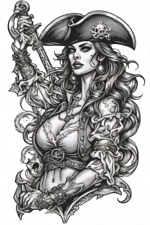 Sexy Pirate Woman