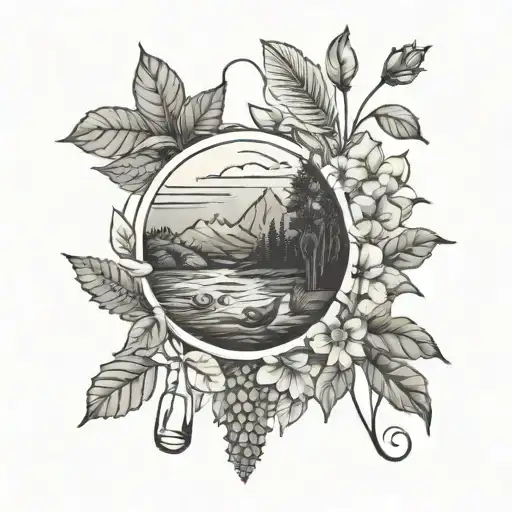 Nature And Food Themed