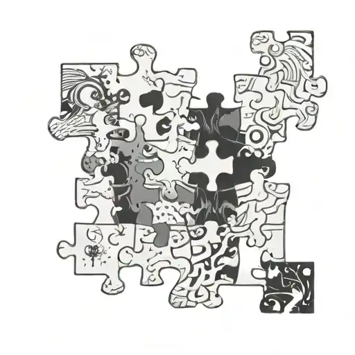 Basic Matching Puzzle Pieces That Do Not Go Together