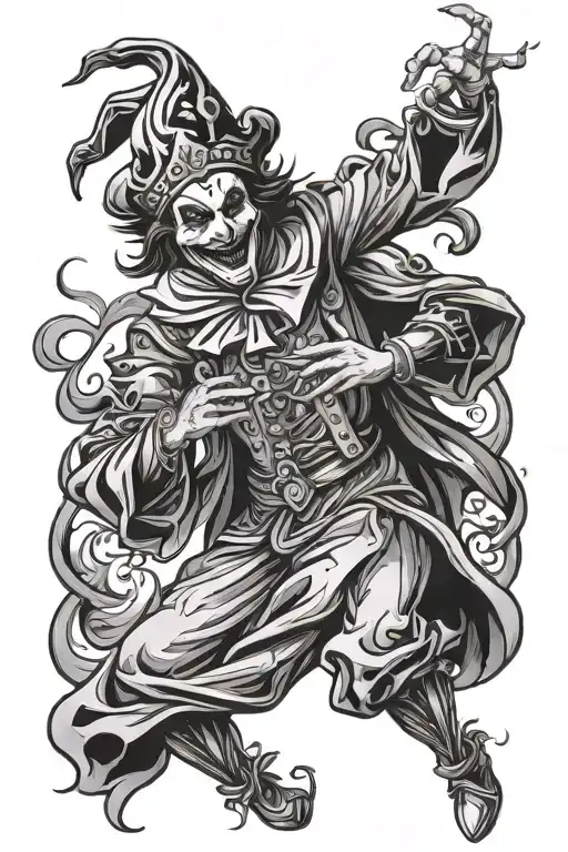Dancing Gothic Jester