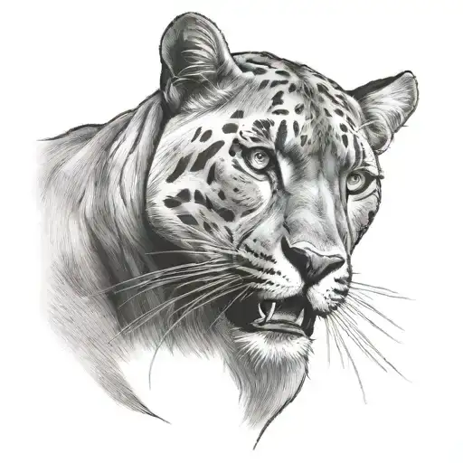 Portrait Of A Panther