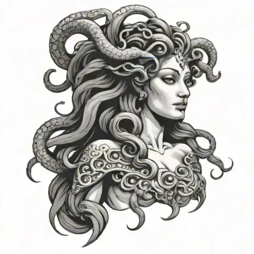 Medusa Head And Upper Body