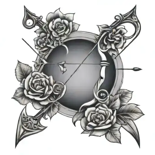 Libra Zodiac Sign Bow And Arrow