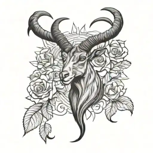 Ibex Sun And Roses