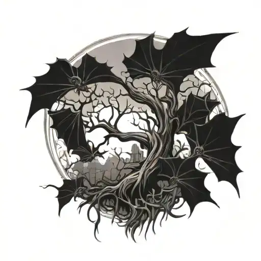 Poison Tree With Bats