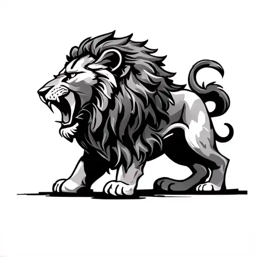 Rampart Lion Roaring