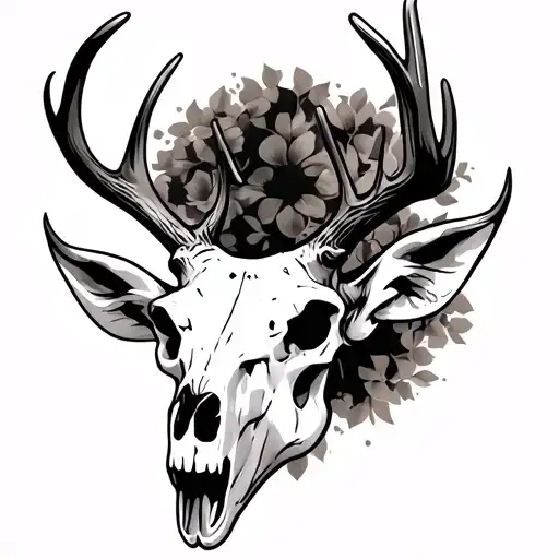 Deer Skull No Back Ground