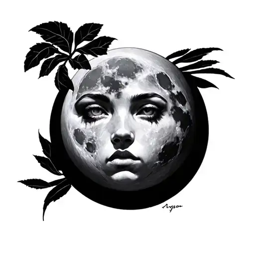 Parca With A Moon And