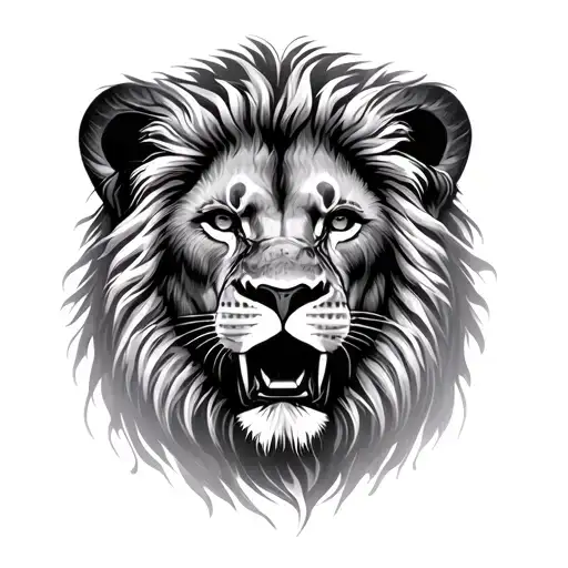 Fingerprint Threes With Lion