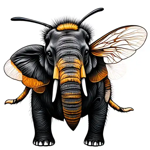 Half Elephant Half Bee
