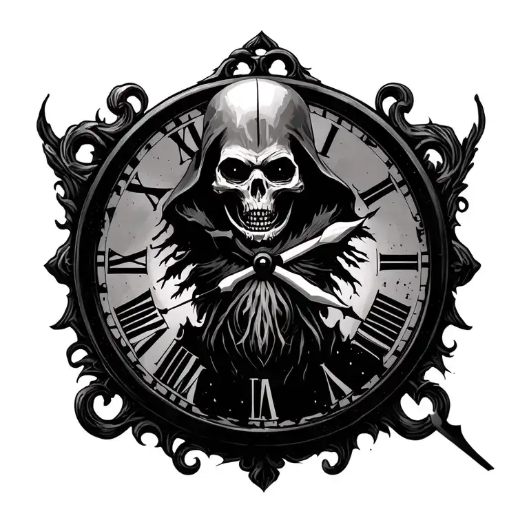 Reaper Clock