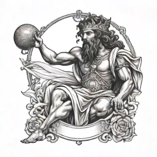 Create A Tattoo Featuring A Greek God Or Goddess With A Hip Hop Twist