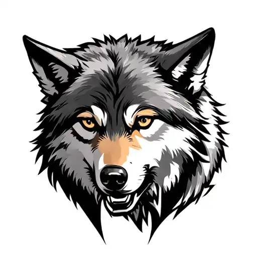 A Wolf Tattoo And Wrestling Sport