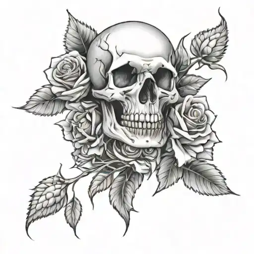 Skull And Roses