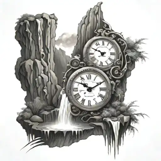 Clockpunk Waterfall Cascading