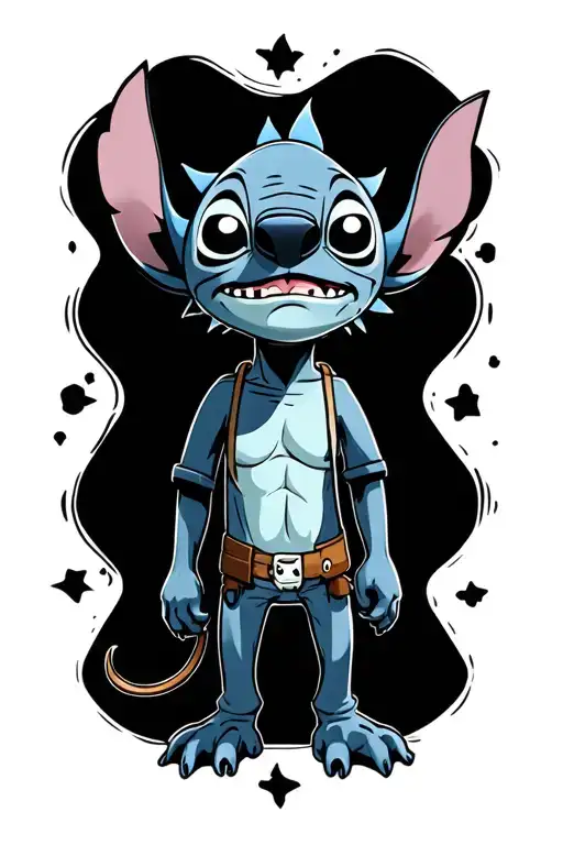 Rick Morty Stitch Asterix