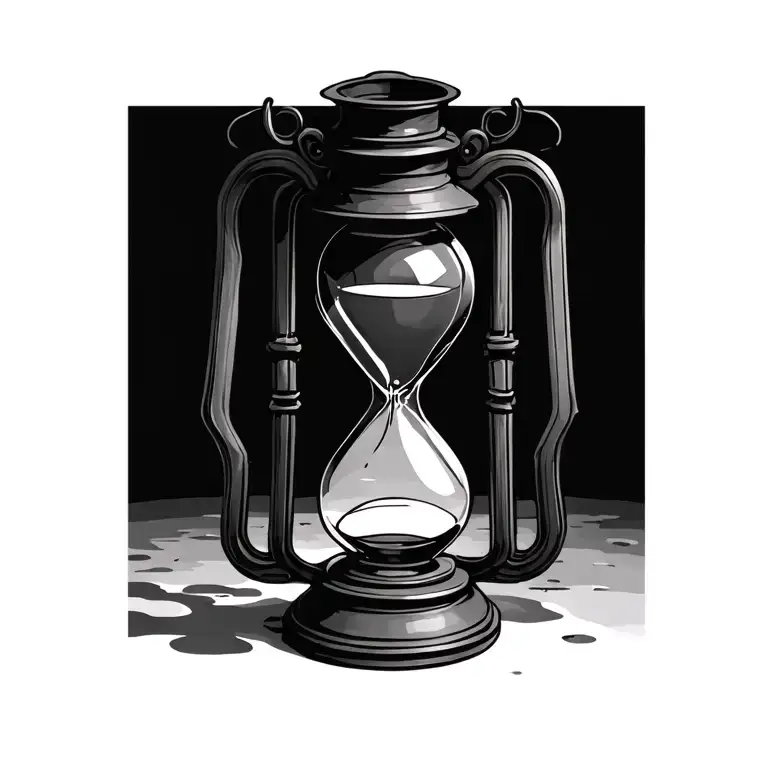 Lantern With Hourglass