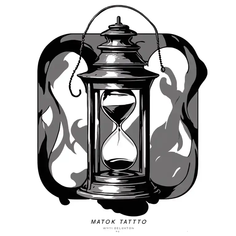 Lantern With Hourglass