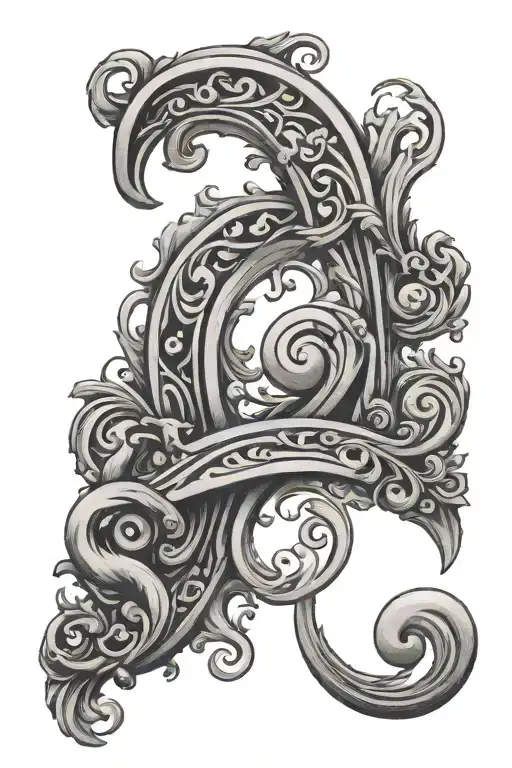 Volute Initial H And A