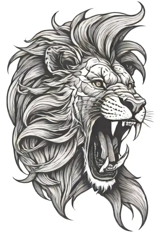 Lion Roaring