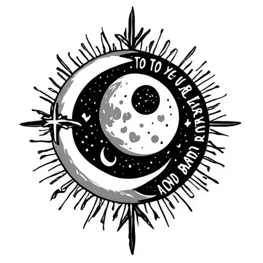 I Love You To The Moon And Back Having The Words As A Cross But Only Words