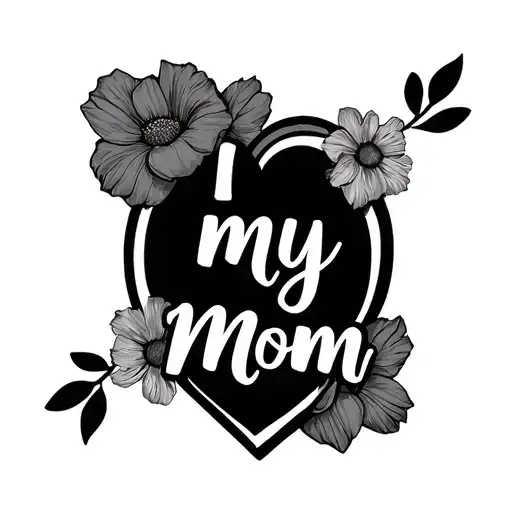 Text In I Love My Mom