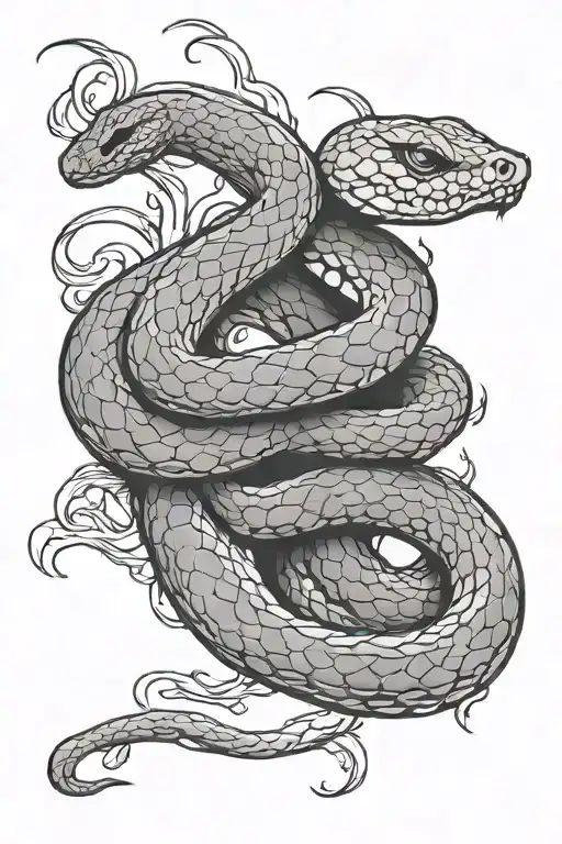 Snake Against Devil