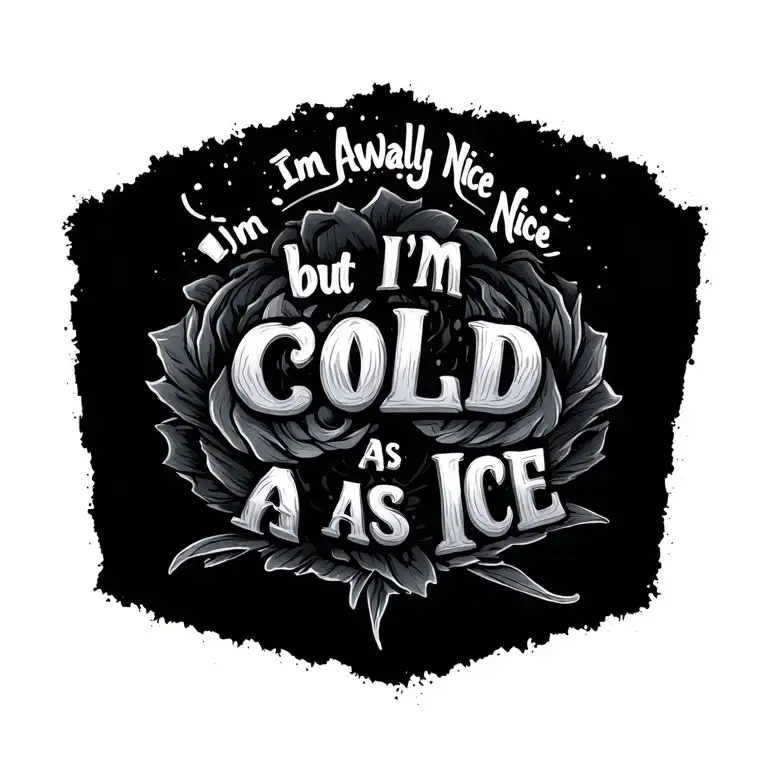 Im Awfully Nice But Im Cold As Ice