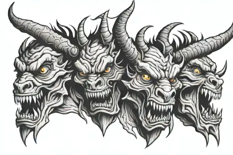 Cerbero Demon 3 Heads