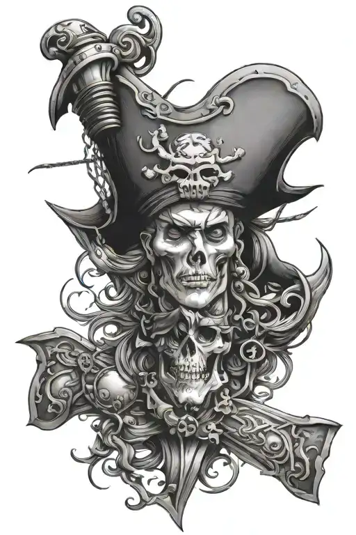 Pirate Theme Arm Sleeve