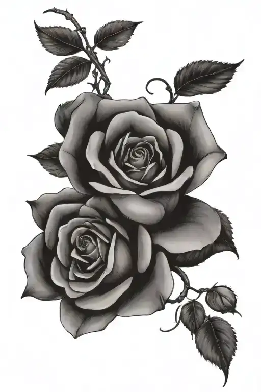 Rose Surrounded My Mom