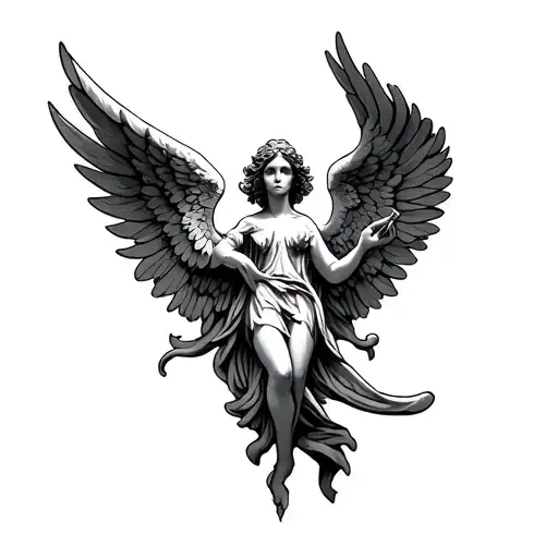 Angels On Selfmade Lettering