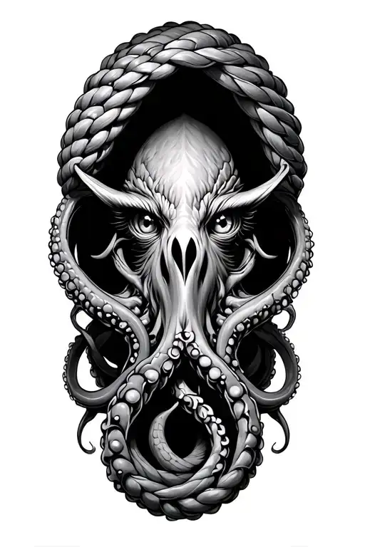 The Eye Of The Demon Braided Octopus