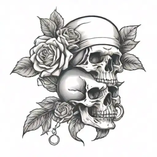 Skull Roses Chef