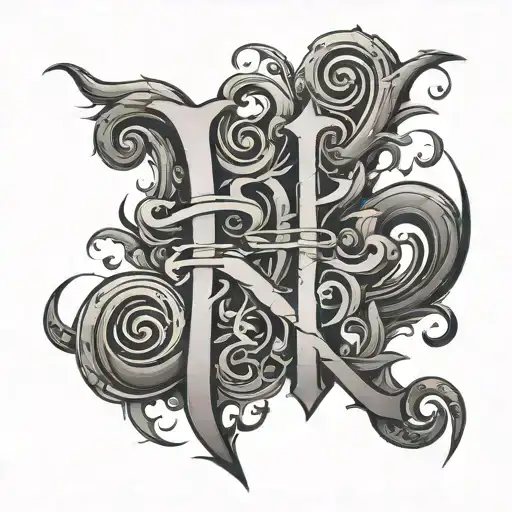 Saatiro Word Written With Goth Letters A