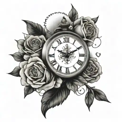 The Clock Counts The Time Of Life