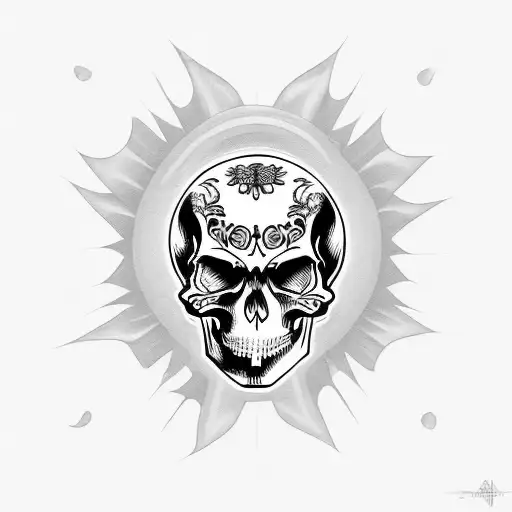 Sunbeams Candy Skull