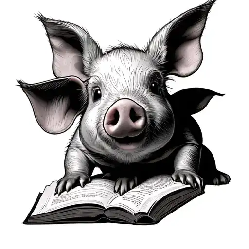 Piglet Outilne Reading Book